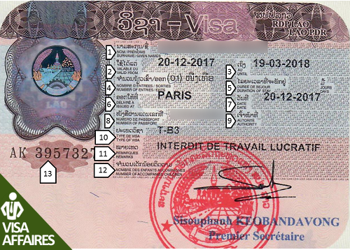 Visa Laos AFFAIRES | Officiel en 5 jrs