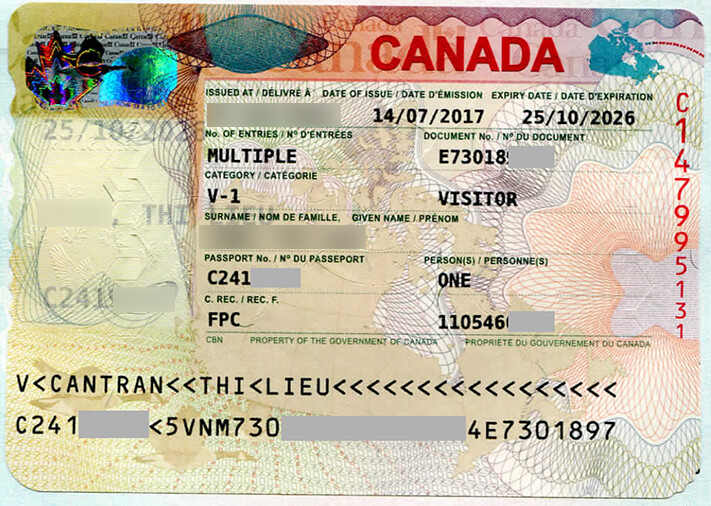Visa de visiteur Canada (6 mois) - démarches en ligne