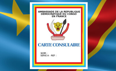 Carte consulaire officielle Congo-Kinshasa RDC