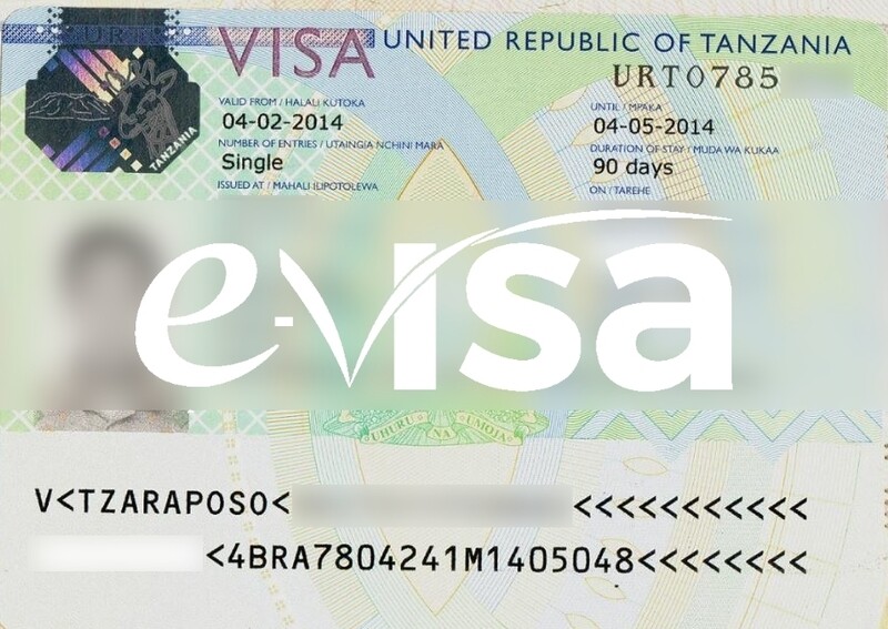 E-Visa Tanzanie Touristique
