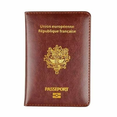 Etui de passeport République Française. Protège-passeport France.