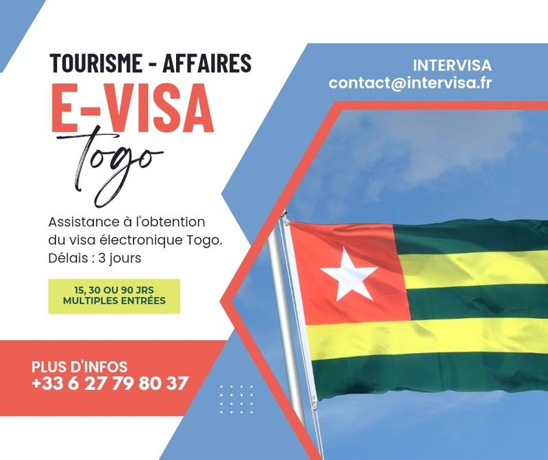 e-Visa électronique Togo en ligne - Tourisme et Affaires
