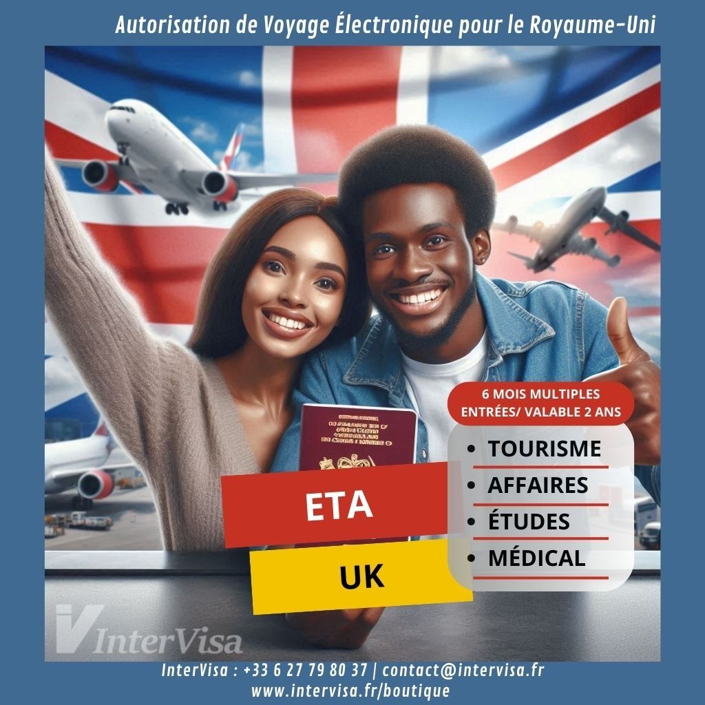 ETA UK pour le Royaume-Uni Angleterre Écosse Pays de Galles  ETA UK pour le Royaume-Uni Angleterre Écosse Pays de Galles