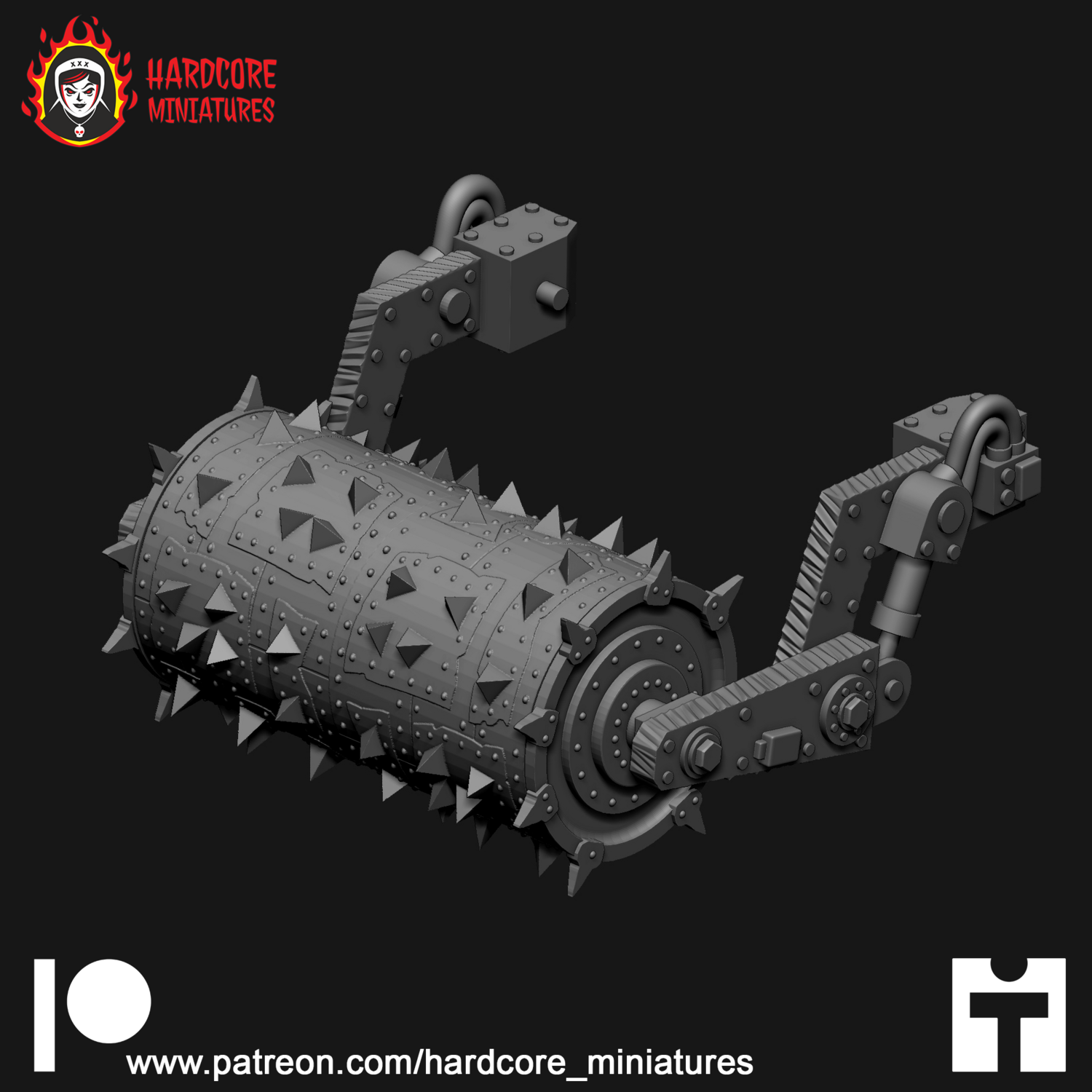 Death Roller for Orc Battlewagon STL