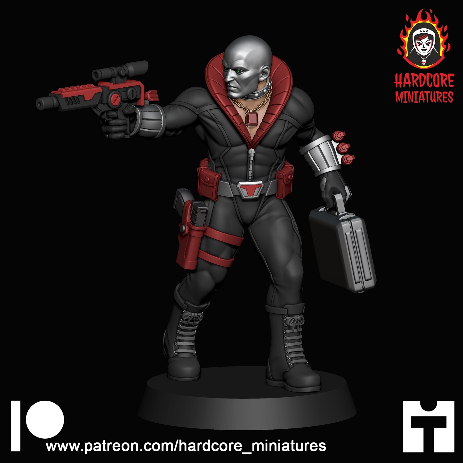 Chrome Face STL