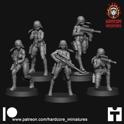 Female Viper Troopers STL