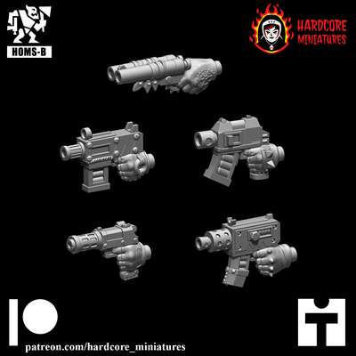 Retro Orks Pistol Hands