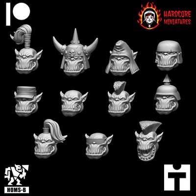 Retro Orks Head Pack