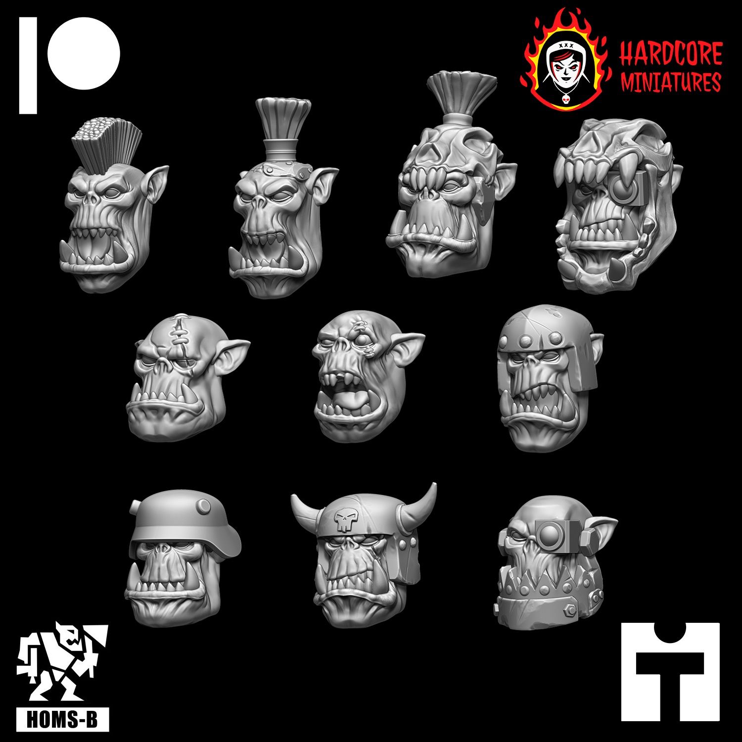 Death Skullz Head Pack