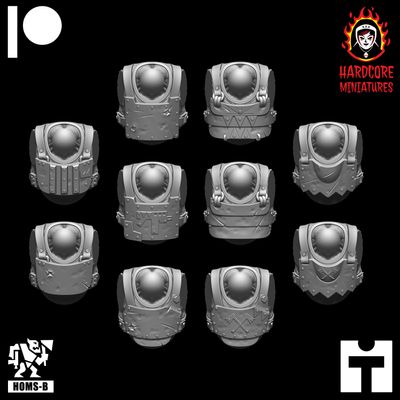 Trench Raider Orc Torsos STL