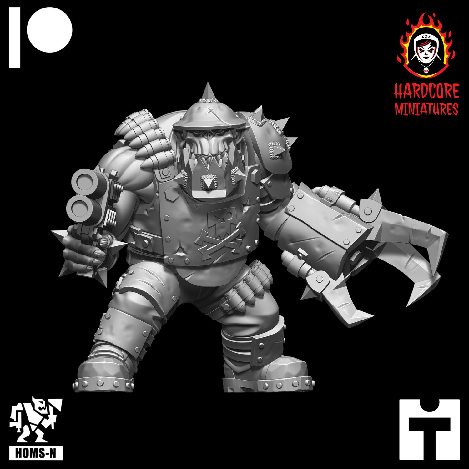 Brit Orcs Trench Raider Noble STL