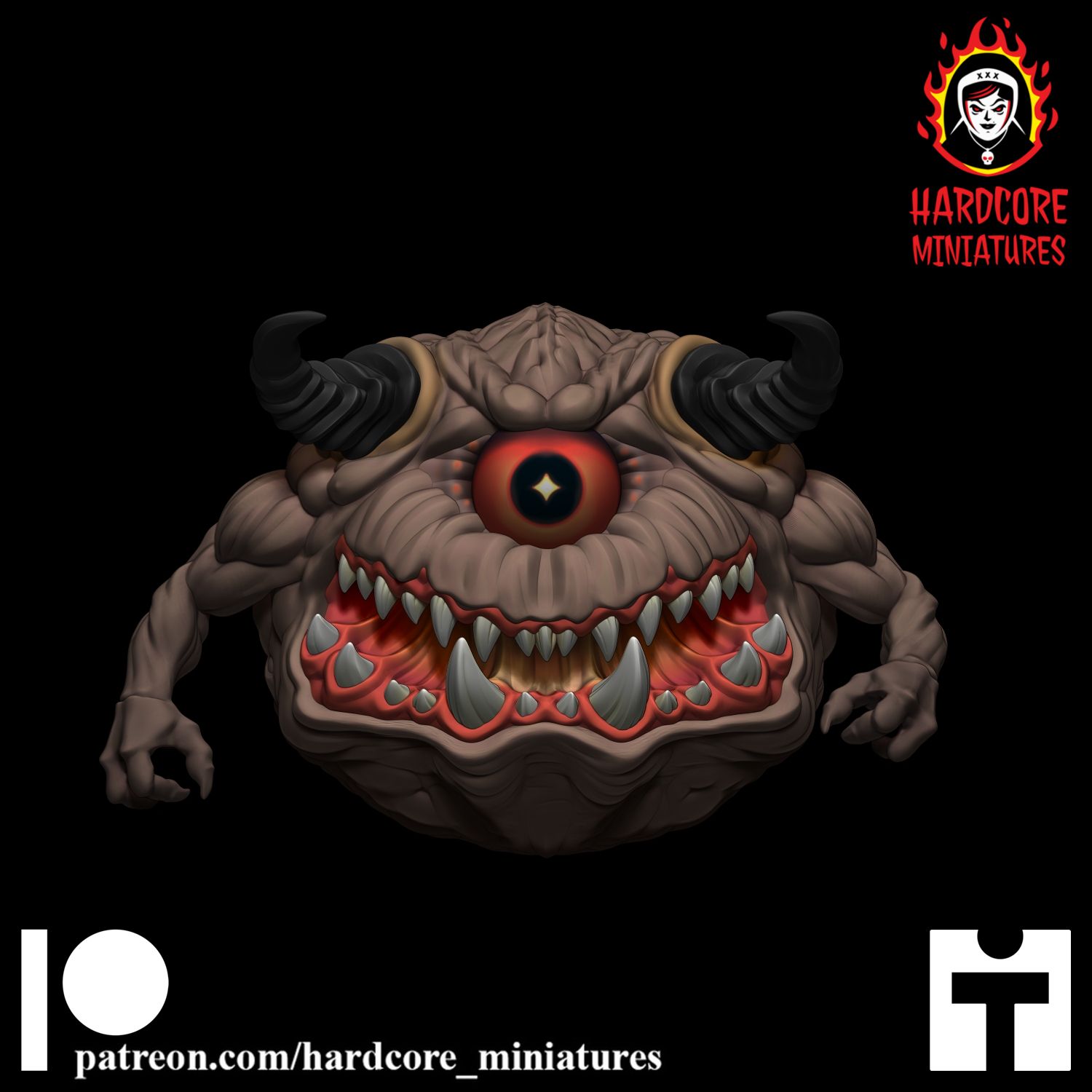 Meatball Demon with Arms STL