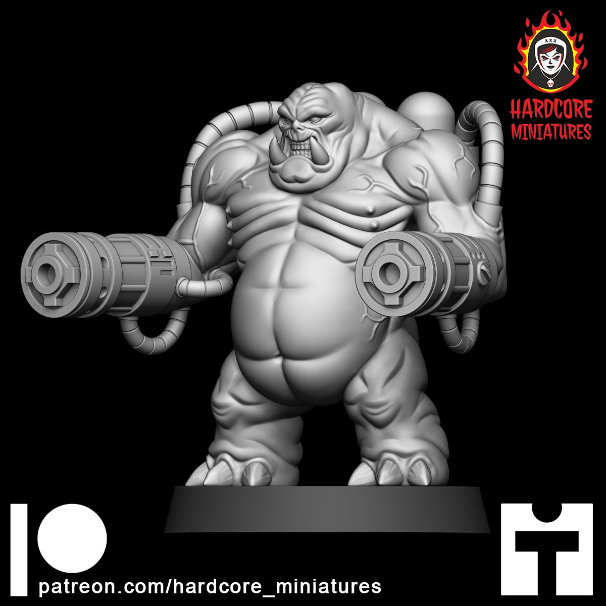 Fat Demon Firing Front STL