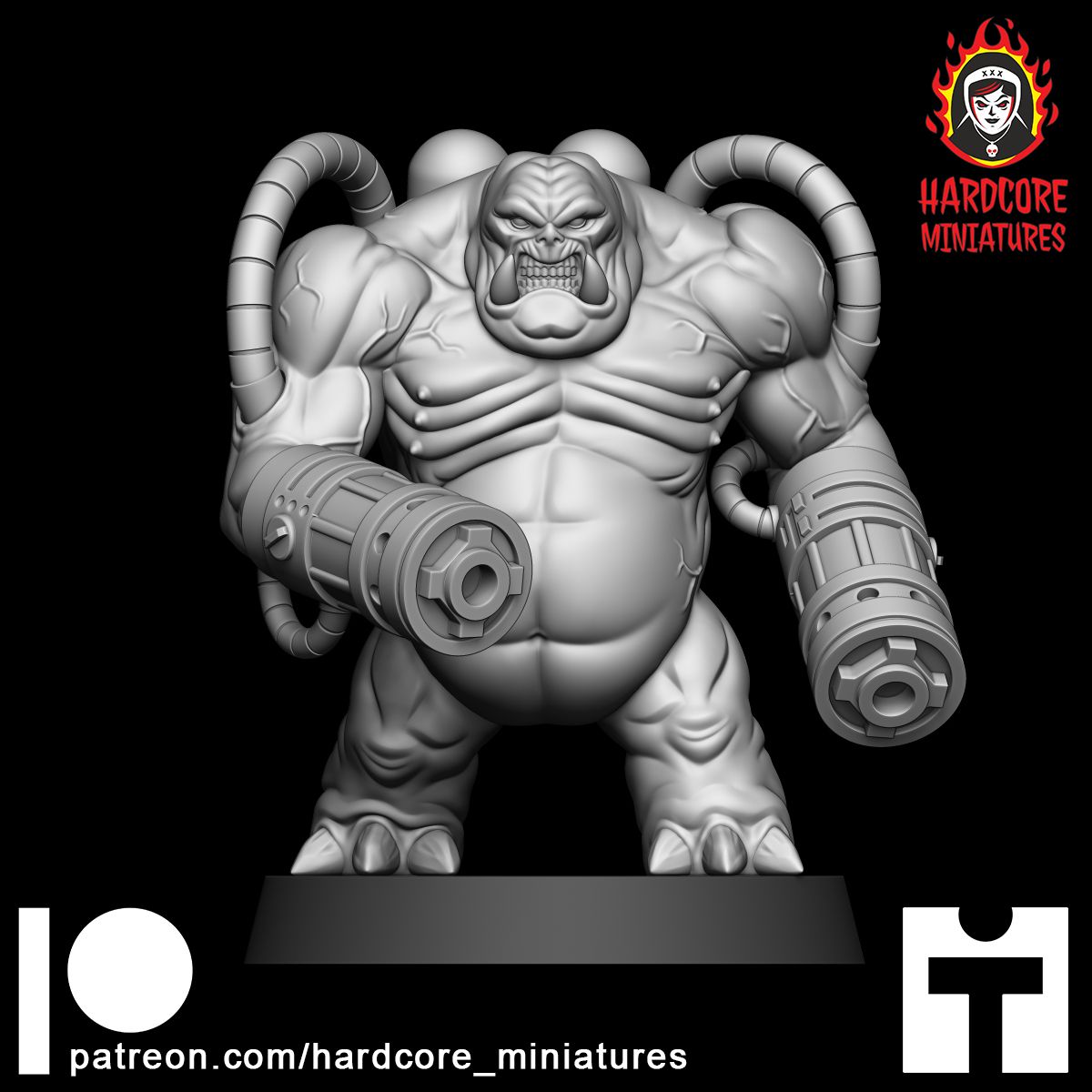 Fat Demon Walking STL