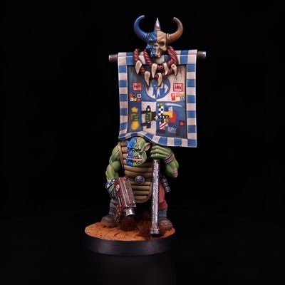 Space Orc Banner Boy STL Space Orc Banner Boy STL