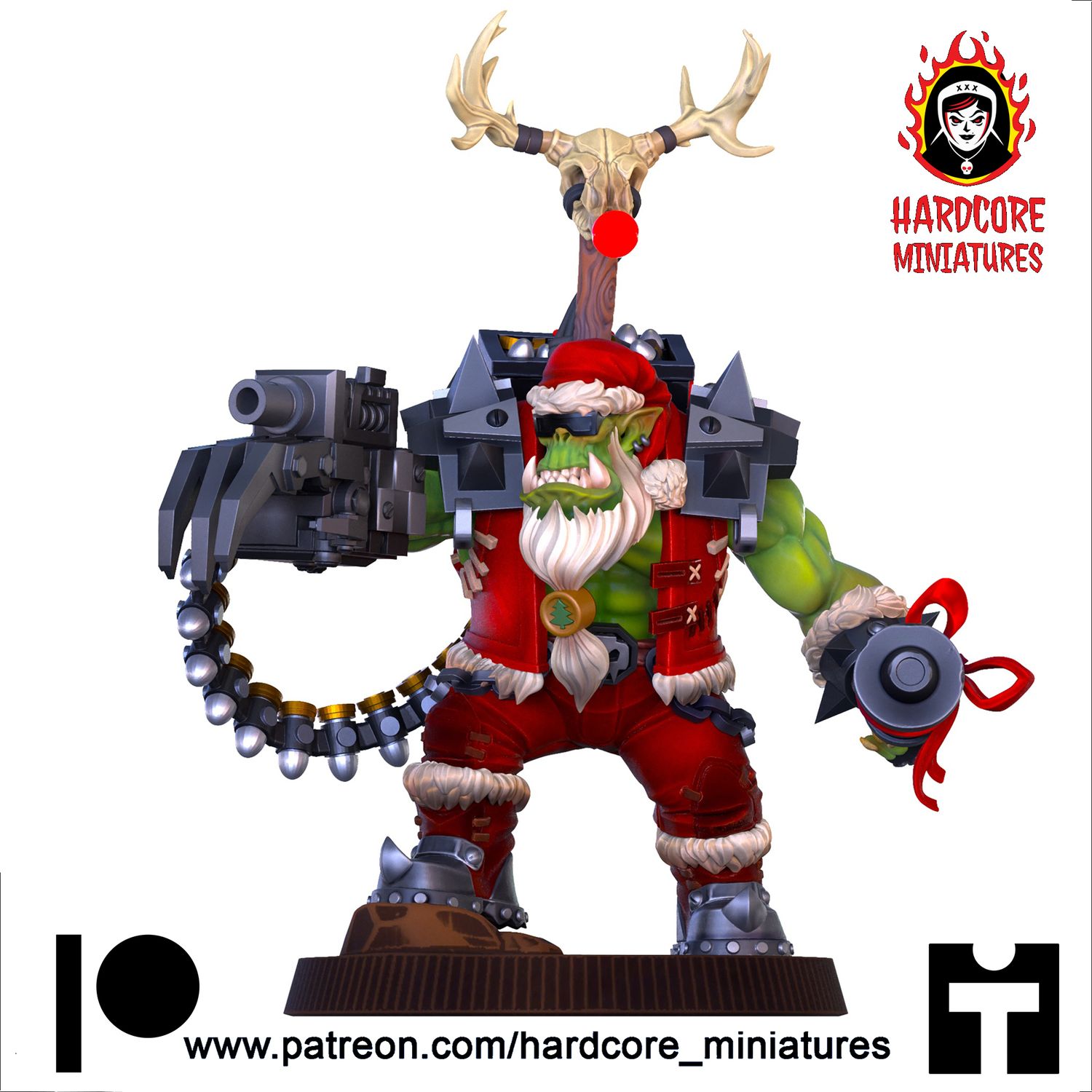 Santa Klaws Orc Boss STL