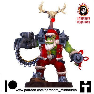 Santa Klaws Orc Boss STL