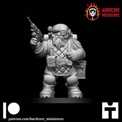 Dwarf Medic Standing STL Dwarf Medic Standing STL
