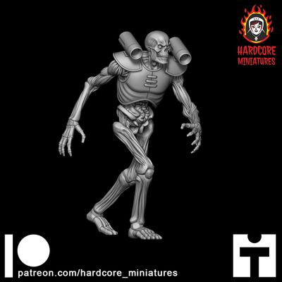 Hell Skeleton Walking STL Hell Skeleton Walking STL