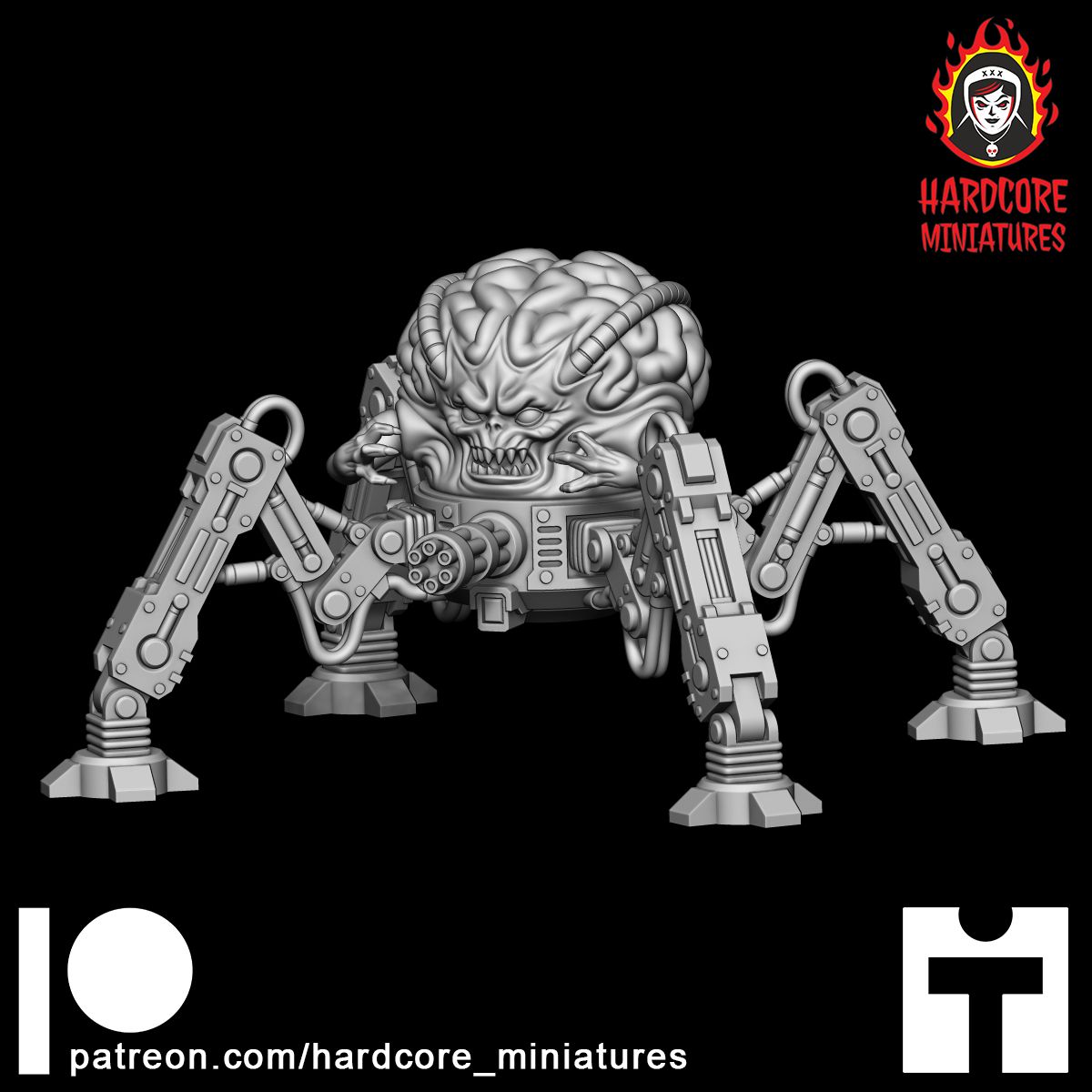 Master Brain Standing STL