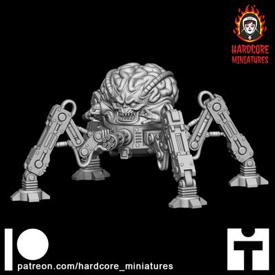 Master Brain Standing STL Master Brain Standing STL