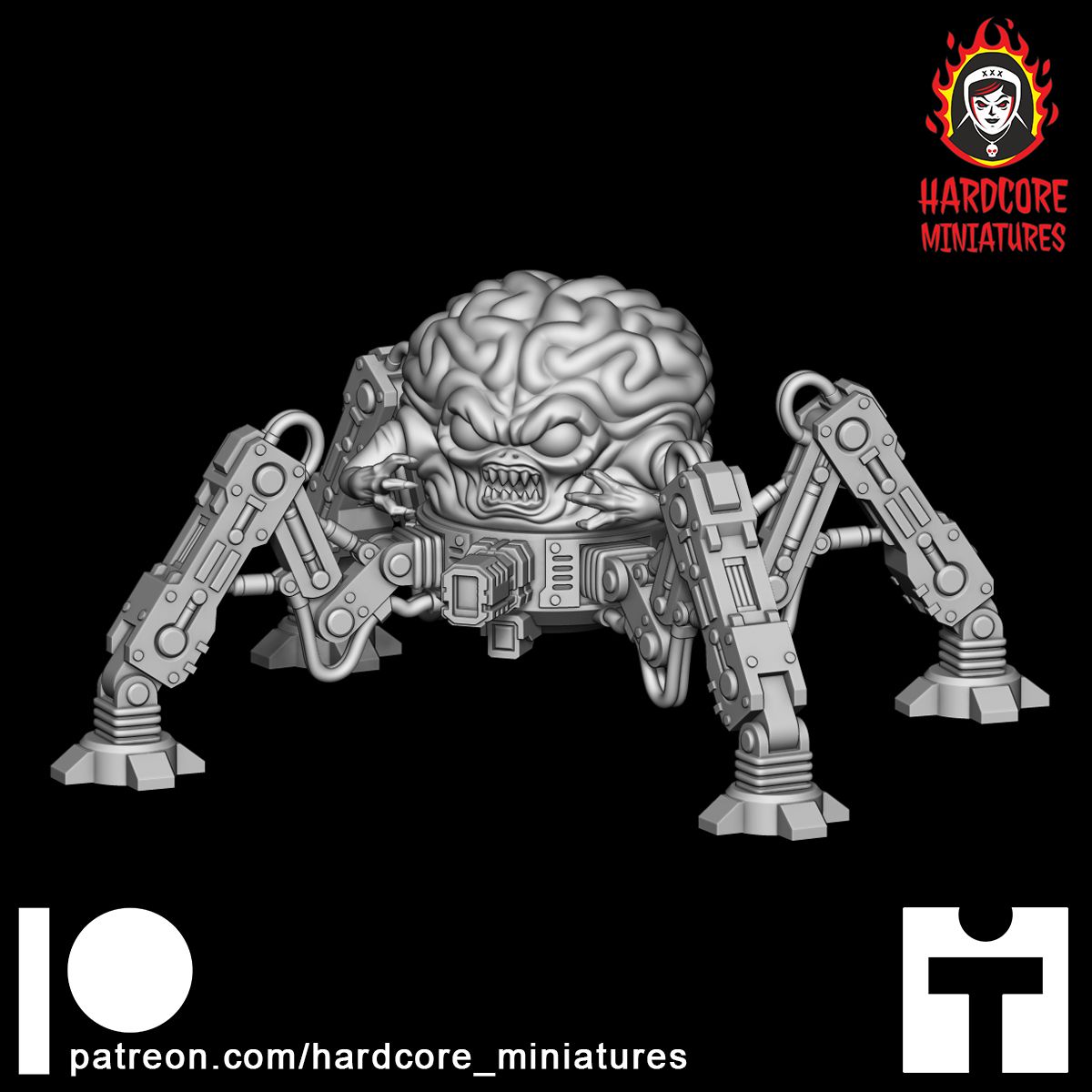 Arachno Brain Standing STL