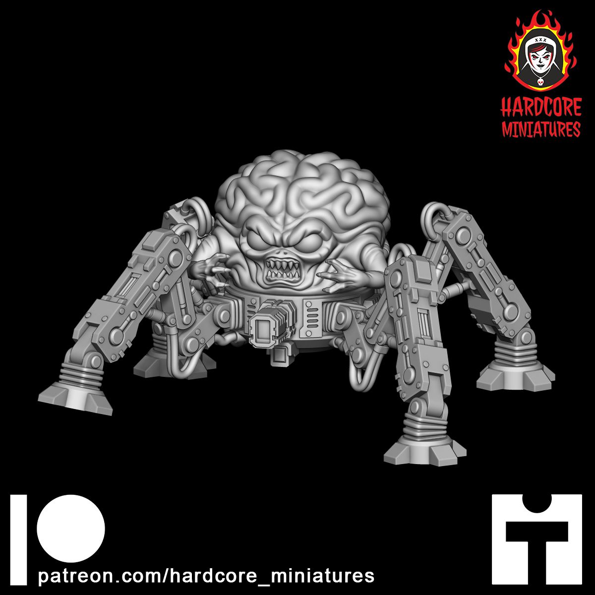 Arachno Brain Walking STL