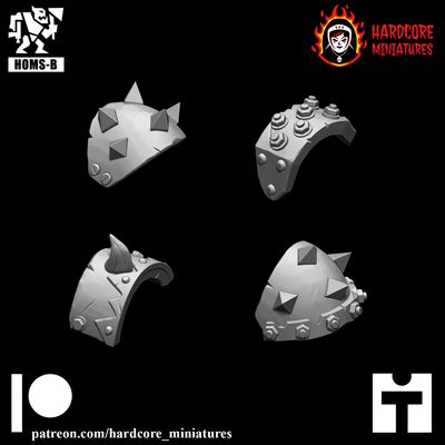 Space Orcs Shoulder Pads #2 STL Space Orcs Shoulder Pads #2 STL