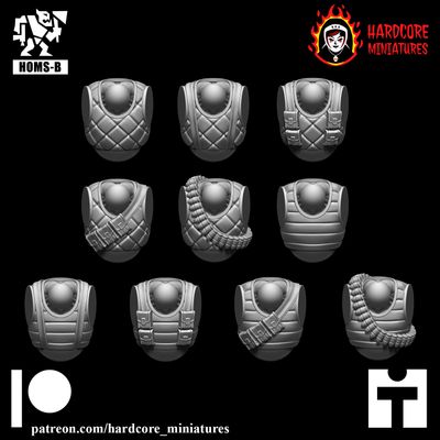 Space Orcs Flak Armor Torsos STL Space Orcs Flak Armor Torsos STL