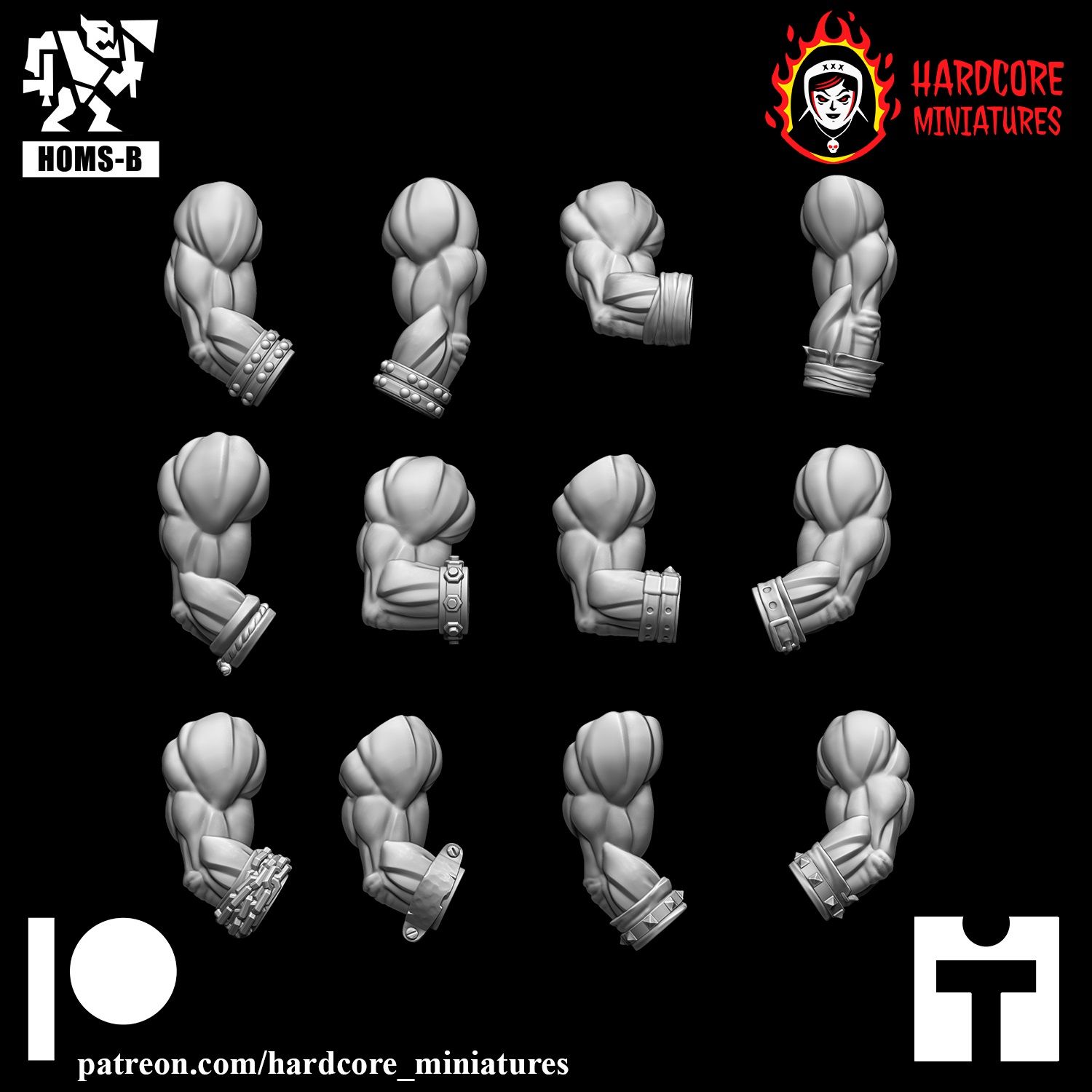Space Orcs Arms For CCW #1 STL