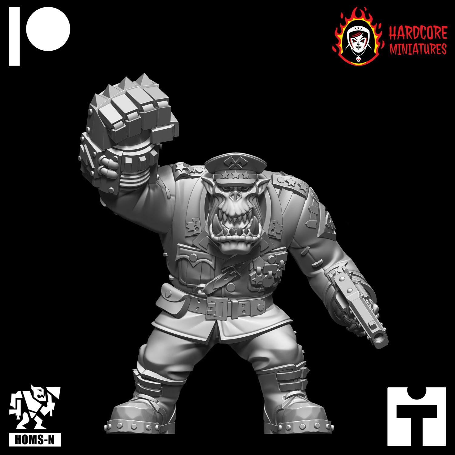 Brit Orcs Noble Officer STL