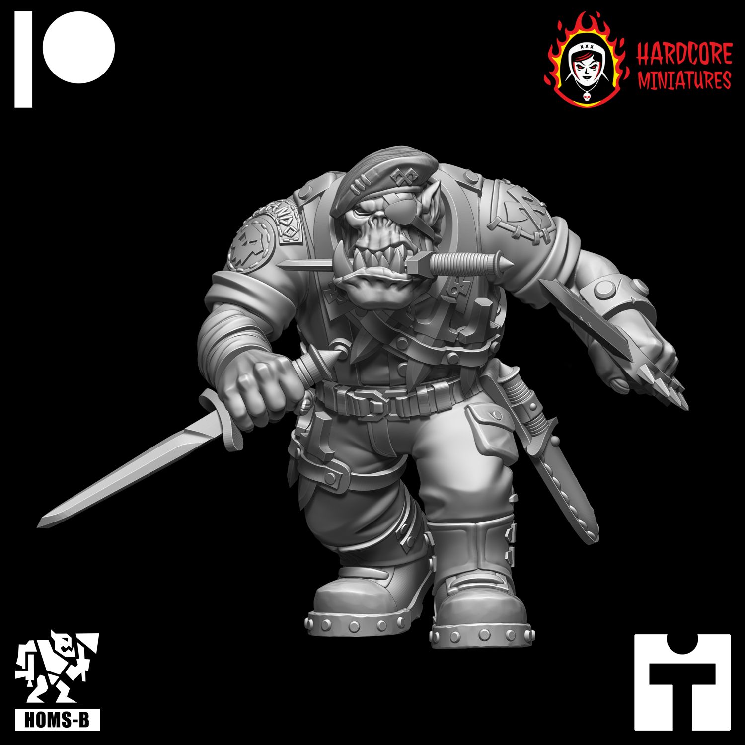Kommando Slasha Orc Boy STL