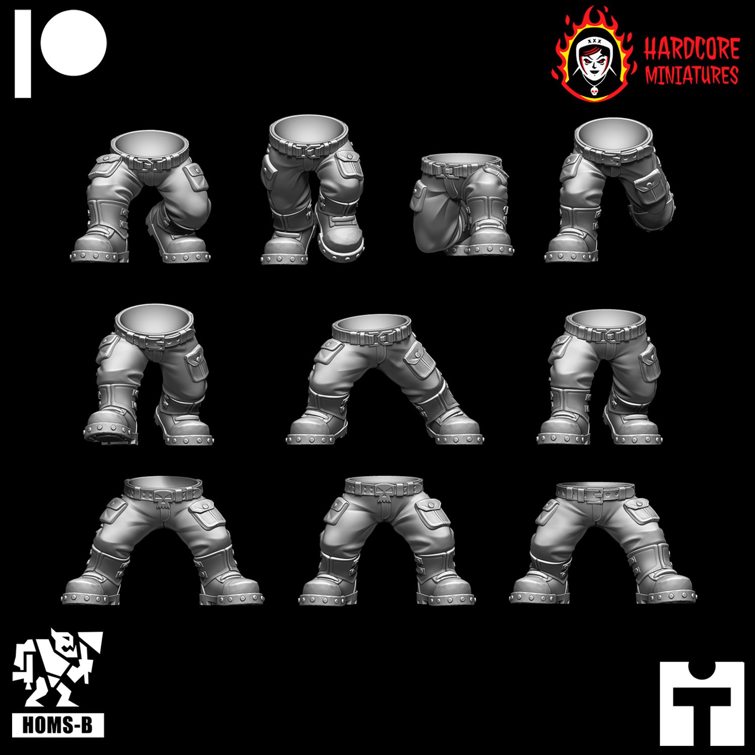 Space Orcs Kommando Legs #2  STL