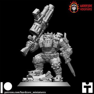 Kabork Orc Hero STL Kabork Orc Hero STL