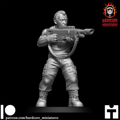 Jungle Fighter Ruthger STL Jungle Fighter Ruthger STL