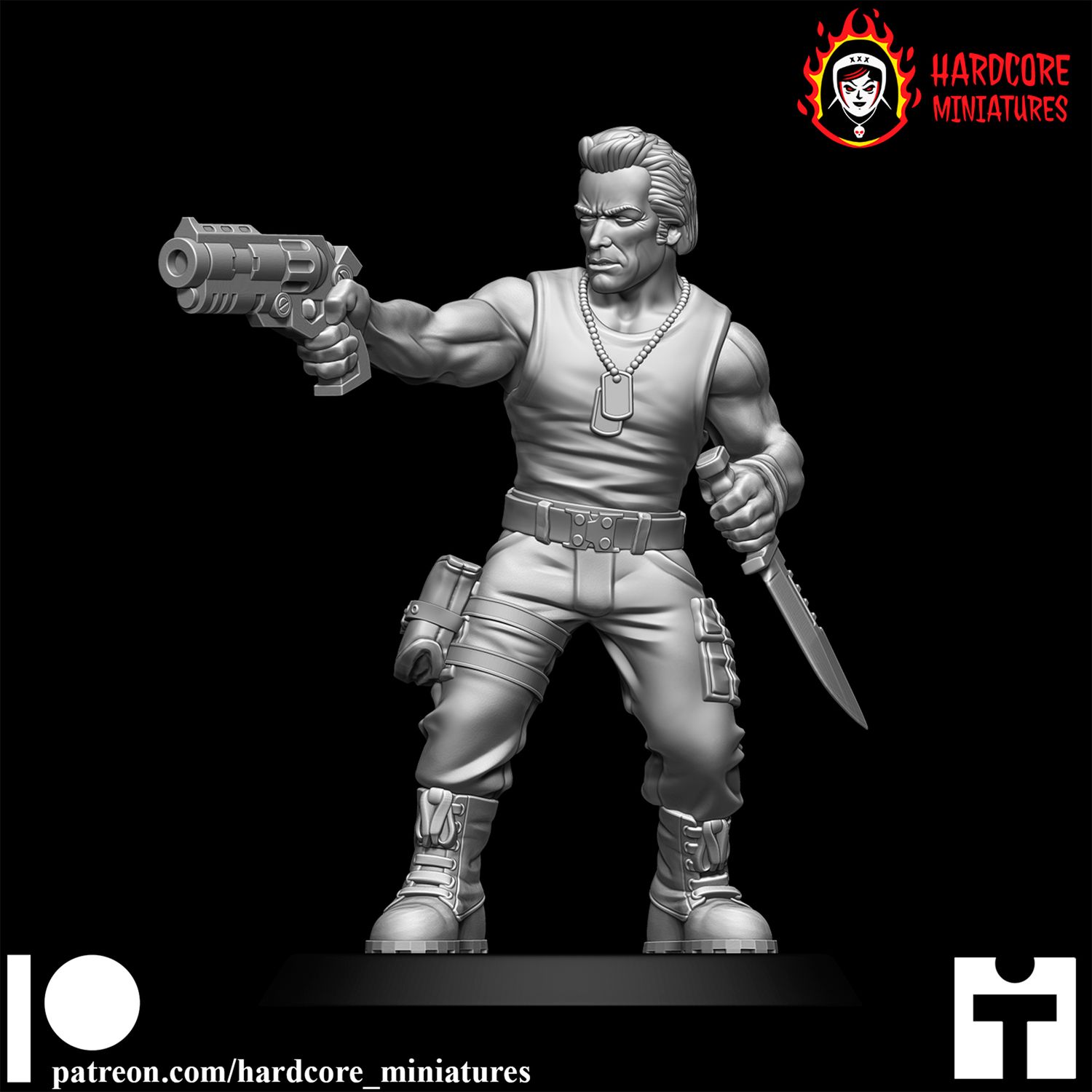 Jungle Fighter Clint STL