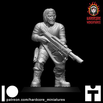 Jungle Fighter John STL Jungle Fighter John STL