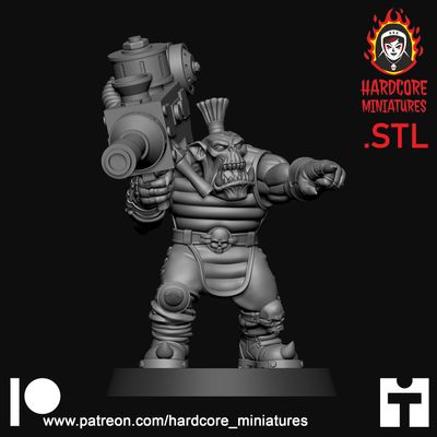 Autocannon Ork Boy Autocannon Ork Boy