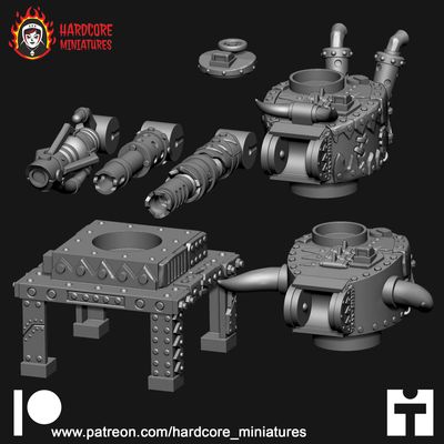 Turrets and Platform for Orc Battlewagon Turrets and Platform for Orc Battlewagon