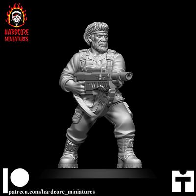 Jungle Fighter Chuck STL