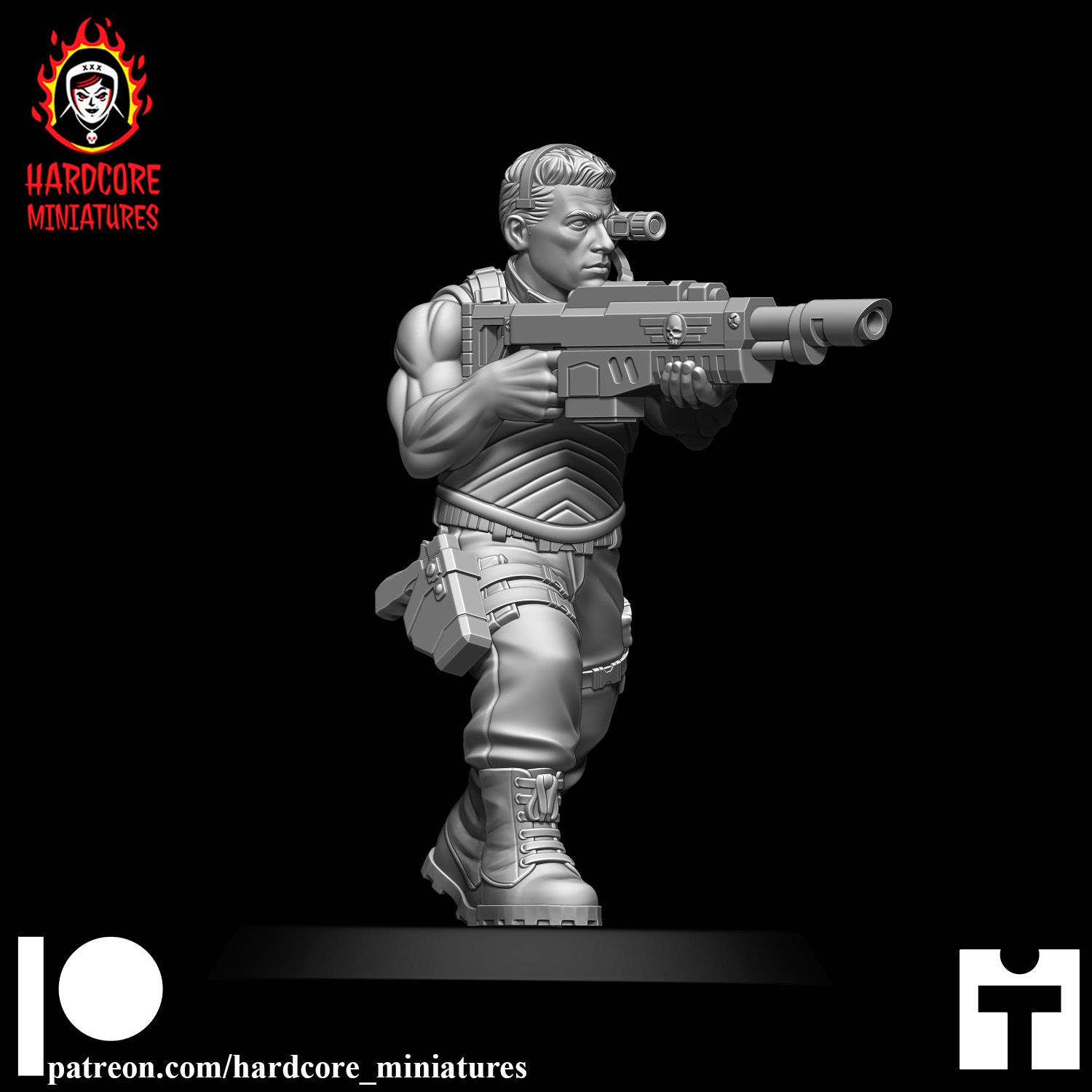 Jungle Fighter Jean STL