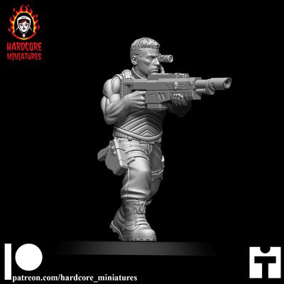 Jungle Fighter Jean STL