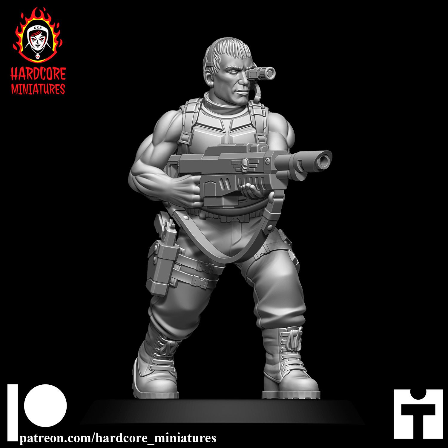 Jungle Fighter Dolph STL