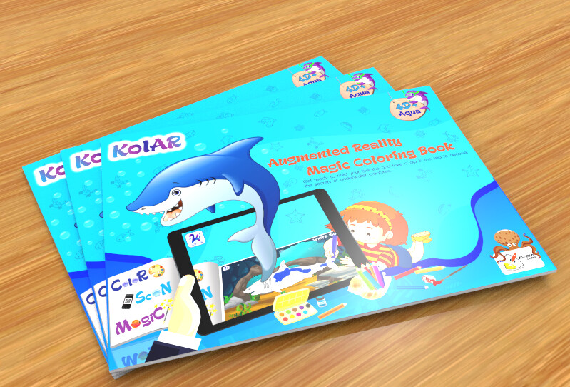 Avidia KolAR - 4D+ Augmented Reality Aqua Color Book