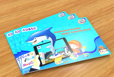 Avidia KolAR - 4D+ Augmented Reality Aqua Color Book