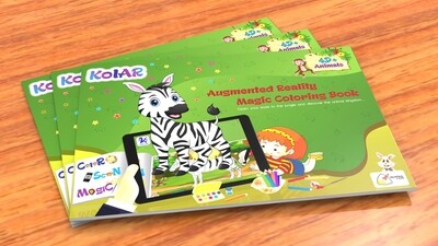 Avidia KolAR - 4D+ Augmented Reality Animals Color Book
