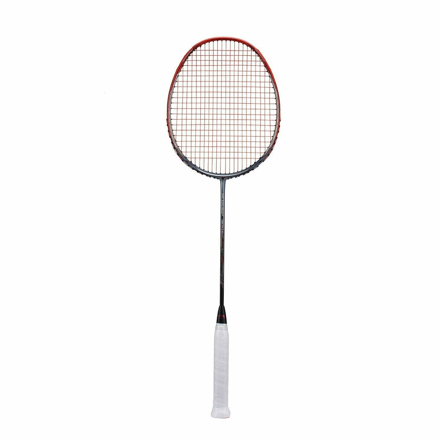 LI-NING 2018 Chen Long 3D CALIBAR 900B Badminton Racket | Red Grey