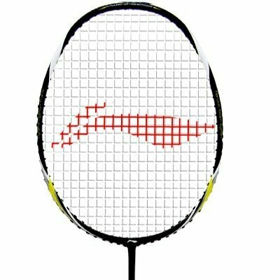 LI-NING X102 Turbo Carbon Fiber Badminton Racquet, Size S2 (Black/White)