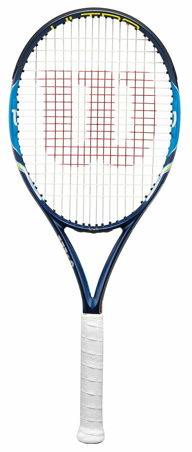 Wilson Ultra 100-3 Carbon-Fiber Tennis Racquet, 4 3/8inches