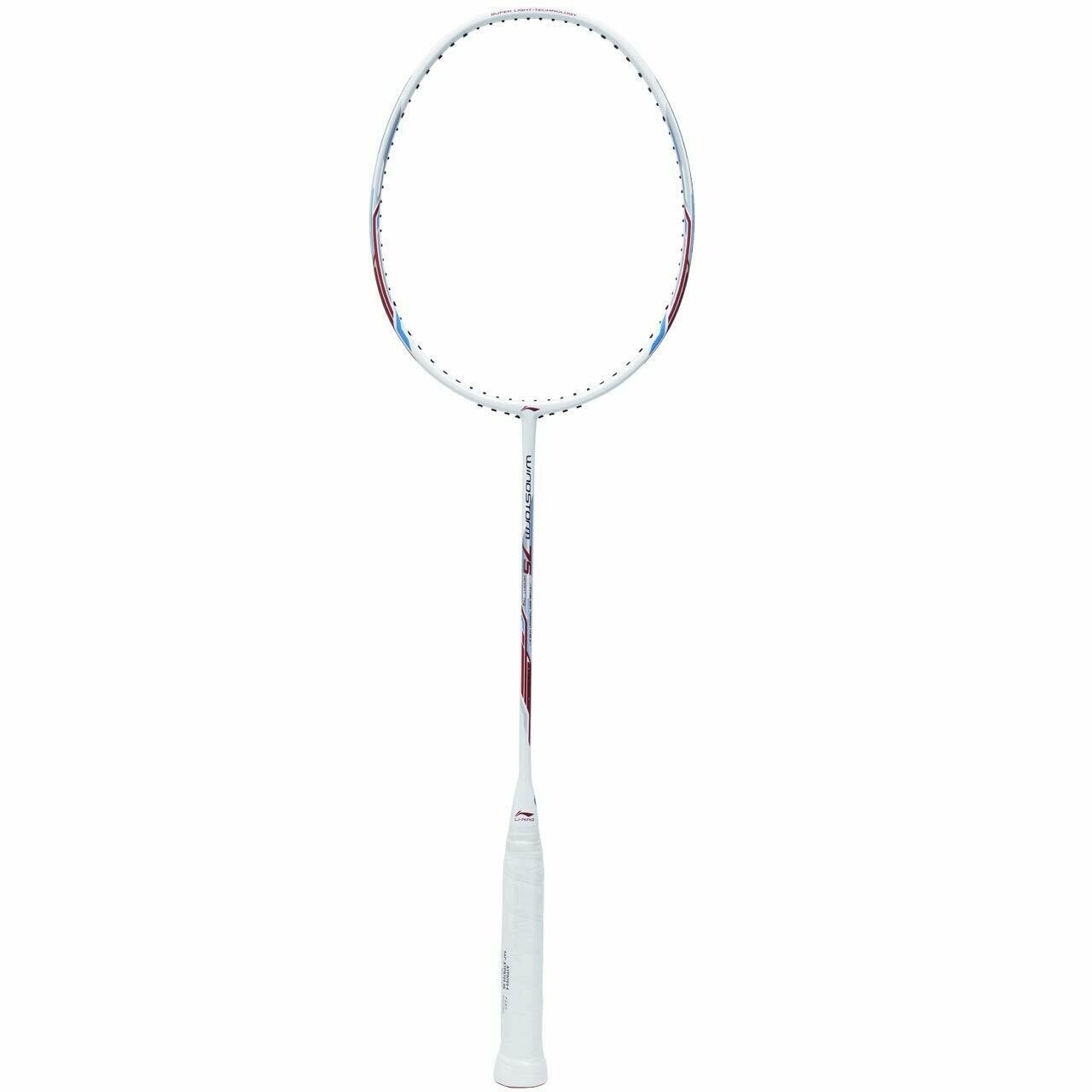 LI-NING Windstorm 75 White Badminton Racquet